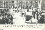Averbode. Kroningsfeesten Aug. 1910. De H.H. Prelaten volgen de stoet - Mgrs les Prélats suivent le cortège