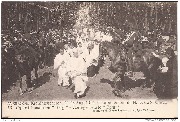 Averbode. Kroningsfeesten Aug. 1910. De Optocht naar den "Berg"- Cortège vers le "Berg"