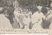 Averbode. Kroningsfeesten Aug. 1910. De H.H. Prelaten vergezellen het Beeld - Mgrs les Prélats