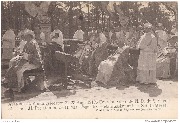 Averbode. Kroningsfeesten Aug. 1910. De H.H. Prelaten bij de H. Mis - Mgrs es Prélats assistant à la Sainte Messe 