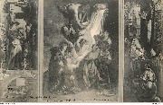 Anvers, Triptyque par P.P. Rubens à la cathédrale La Descente de Croix