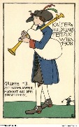 Kaiserjubilaums-Huldigungs-Festzug Wien 1908 Gruppe 13 Zeit Kaisers Josephs II Musikant aus dem Ernt 