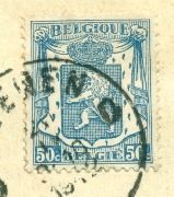 Petit sceau de l'Etat 50 centimes bleu