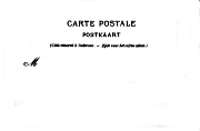 Carte Postale - Postkaart (Côté réservé à l'adresse. - Zijde voor het adres alleen.) Dos non divisé sans timbre Timbre