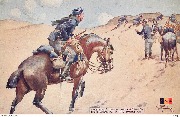 Chasseurs à cheval. Dans les dunes Light cavalry. In the dunes.