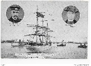 Le Navire Ecole Comte de Smet de Naeyer Sombré en avril 1906-M.Fourcault commandant R.M.Cuypers aumônier