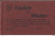 Carnet Nels Exposition de la miniature Bruxelles 1912