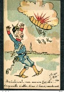 Badaboum mon dernier Zeppelin. Impossible d'aller dîner à Paris mainrtenant Sept 1914