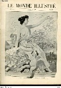 Le monde illustré 13 juillet 1901 consacré à la carte postale num 2311