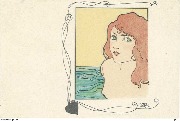 (Femme rousse devant la mer)