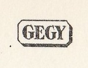 GEGY -Middelkerke - Digue de mer - DD. NB - pas écr - bord dent - éd Br - N° 107