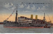 Antwerpen - Anvers; "Albertville" Compagnie Belge Maritime du Congo 