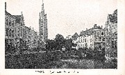 Bruges. Eglise Notre-Dame et Quai