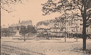 Kiosque - Mons, Place Léopold - DD. Sépia - pas Ecrite - Logo NELS - Thill Ern, Brux