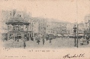 Kiosque - Gand, Marché aux Grains - DS. NB - écrite - Wilhem Hoffmann, A.G., Dresde - Lg E.S. B. - N° 4074