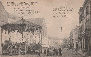 Kiosque - Nivelles, Grand' Place et Kiosque - DD. NB - 25-11-1908 - Edit Dusépulcre  - N°3