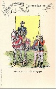 Fêtes de Bruges 1907 Tournoi de l'Arbre d'Or. Gardes de la Cour de Bourgogne