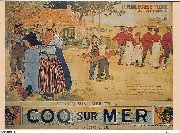 Coq sur Mer La Plage boisée et fleurie -Le Coq sur Mer en 1898
