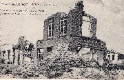 Ruines de Nieuport 1914-1918. Coin de la Rue Haute et de la Rue L'Église