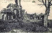 Ruines de Nieuport 1914-1918. La Gare avec la Place - Station with square [Logo]