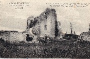 Ruines de Nieuport 1914-1918. La Tour des Templiers, appelée ausi la tour du diable