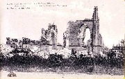 Ruines de Nieuport 1914-1918. Les Halles et l'Église