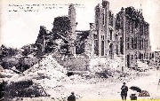 Ruines de Nieuport 1914-1918. L'Hotel de Ville et la Bibliothèque