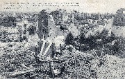 Ruines de Nieuport 1914-1918. Vue panoramique prise d'un poste d'observation