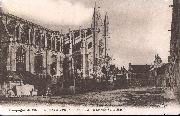 Campagne de 1914. Ruines d'Ypres. La Cathédrale Saint Martin