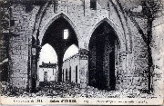 Campagne de 1914. Ruines d'Ypres. Halles d'Ypres - La Salle Delbeke