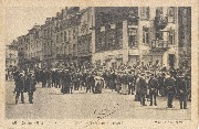 Spa. Guerre 1914 - Défilé de Lanciers allemands