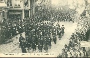 Enterrement du Bourgemestre Alph. Hertogs 22 octobre 1908. La garde civique