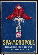 Spa monopole. Compagnie fermière des eaux et des bains de Spa S.A. d'a'après J. D'Ylen 
