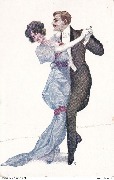 (couple dansant - tango)
