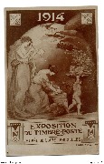 Exposition du Timbre Poste 1914. Musée du livre Bruxelles