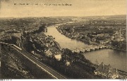 Namur. Citadelle. Vue générale sur la Meuse
