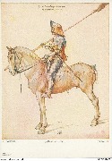 A. Dürer. Der Reiter (Wien, Albertina)