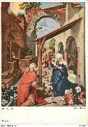 Albrech Dürer. Geburt Christi (München)