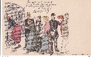 Prostituées illustration pour la chanson "Fin de Siècle" du recueil de Bruant "A la Rue"