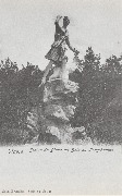 Wavre. Statue de Diane au Bois au Longchamps