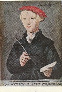 Jan Van Scorel Portrait d'un écolier