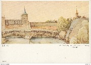 A. Dürer. Der Trockensteg  beim Hallertürlein in Nurnberg (Albertina)