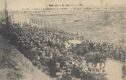 Episode de la guerre 1914. Hôpital militaire de Schaerbeek. Funérailles du sergent V. Hannozet du 9e de Ligne