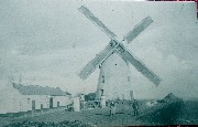 Moulin inconnu en Belgique. Carte publicitaire Laflotte