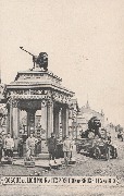 Bruxelles. Kiosque du Lion Noir à l'Exposition de Bruxelles en 1910