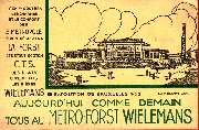 Exposition de Bruxelles 1935 Métro-Forst Wielemans