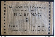 Série 1 de Nic et Nac - Lot de 12 cartes. Expansion belge (albums mélangés)
