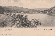 La Gileppe. Le Lac vue de la route de Jalhay