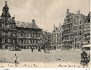 Anvers grand Place et Hôtel de Ville