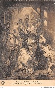 Musée Royal d'Anvers. L'Adoration des Mages, par P.P. Rubens
